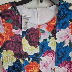 Colorful Floral Pattern Dress